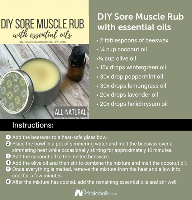 DIY Muscle Rub
